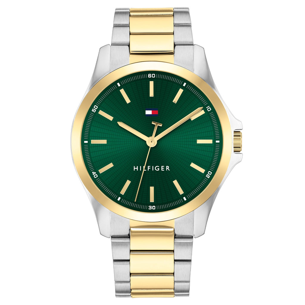 Tommy Hilfiger Zilverkleurig Herenhorloge met Blauwe Wijzerplaat TH1792192 - productfoto