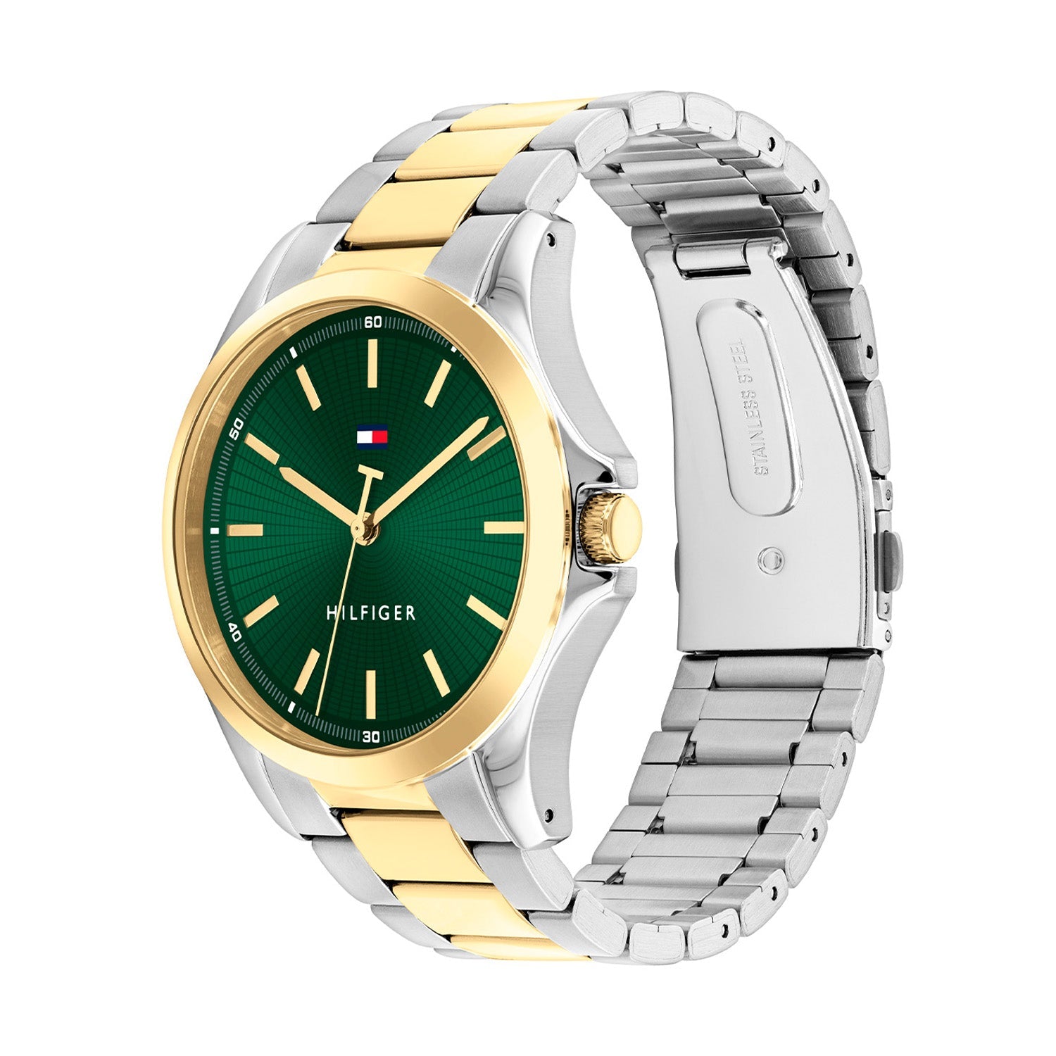 Tommy Hilfiger Zilverkleurig Herenhorloge met Blauwe Wijzerplaat TH1792192 - detailfoto 1