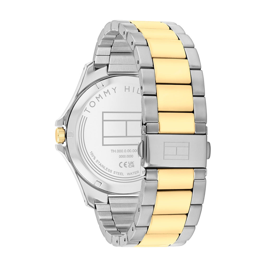 Tommy Hilfiger Zilverkleurig Herenhorloge met Blauwe Wijzerplaat TH1792192 - detailfoto 3