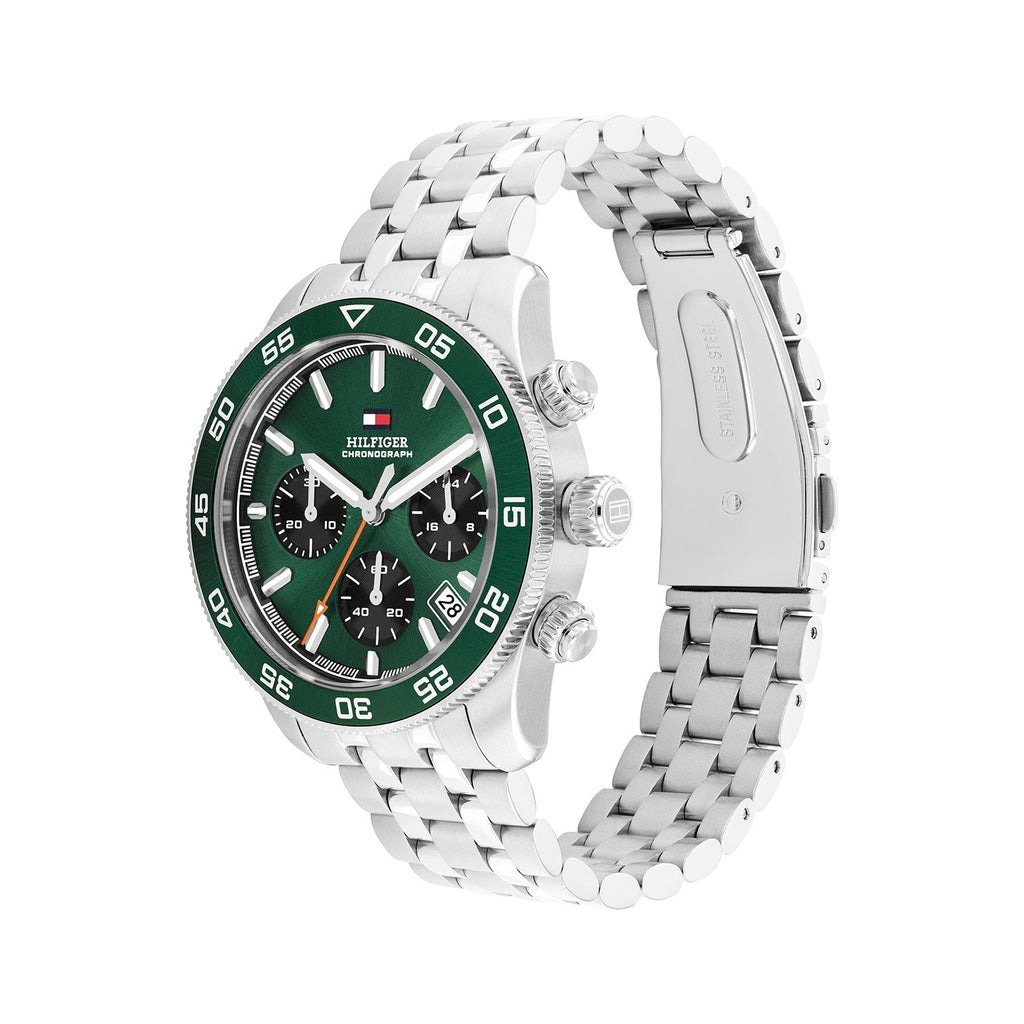 Tommy Hilfiger Zilverkleurig Herenhorloge TH1792214 - detailfoto 1