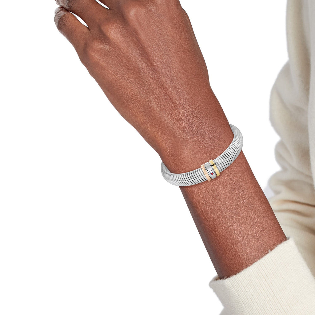 Tommy Hilfiger Zilverkleurige Damesarmband TJ2780994 - detailfoto 1