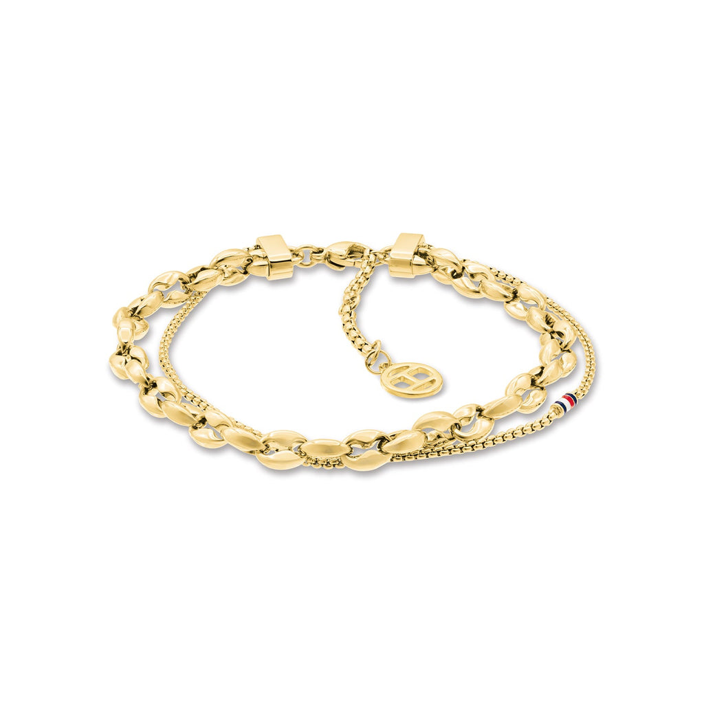 Tommy Hilfiger Layering Set Goudkleurige Damesarmband TJ2781083 - productfoto