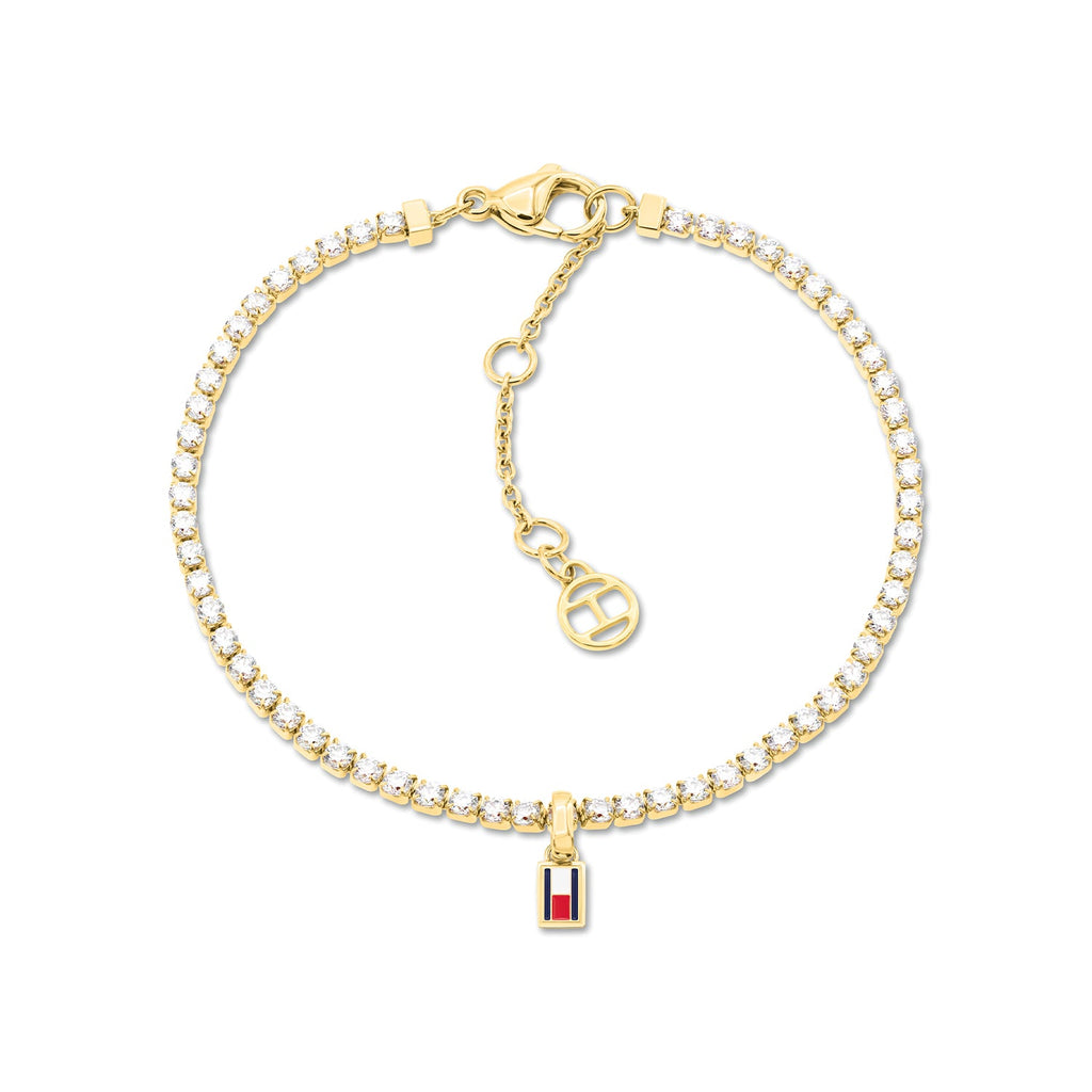 Tommy Hilfiger Tennis Goudkleurige Damesarmband TJ2781093 - productfoto