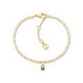 Tommy Hilfiger Tennis Goudkleurige Damesarmband TJ2781093 - productfoto