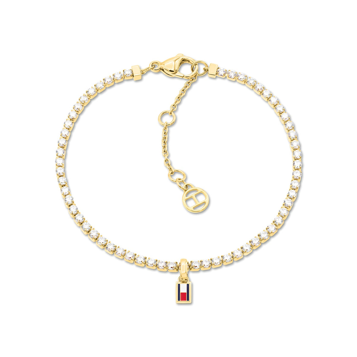 Tommy Hilfiger Tennis Goudkleurige Damesarmband TJ2781093 - productfoto