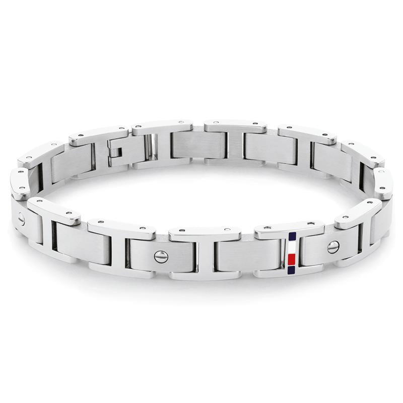 Tommy Hilfiger Zilverkleurige Herenarmband TJ2790393 - productfoto