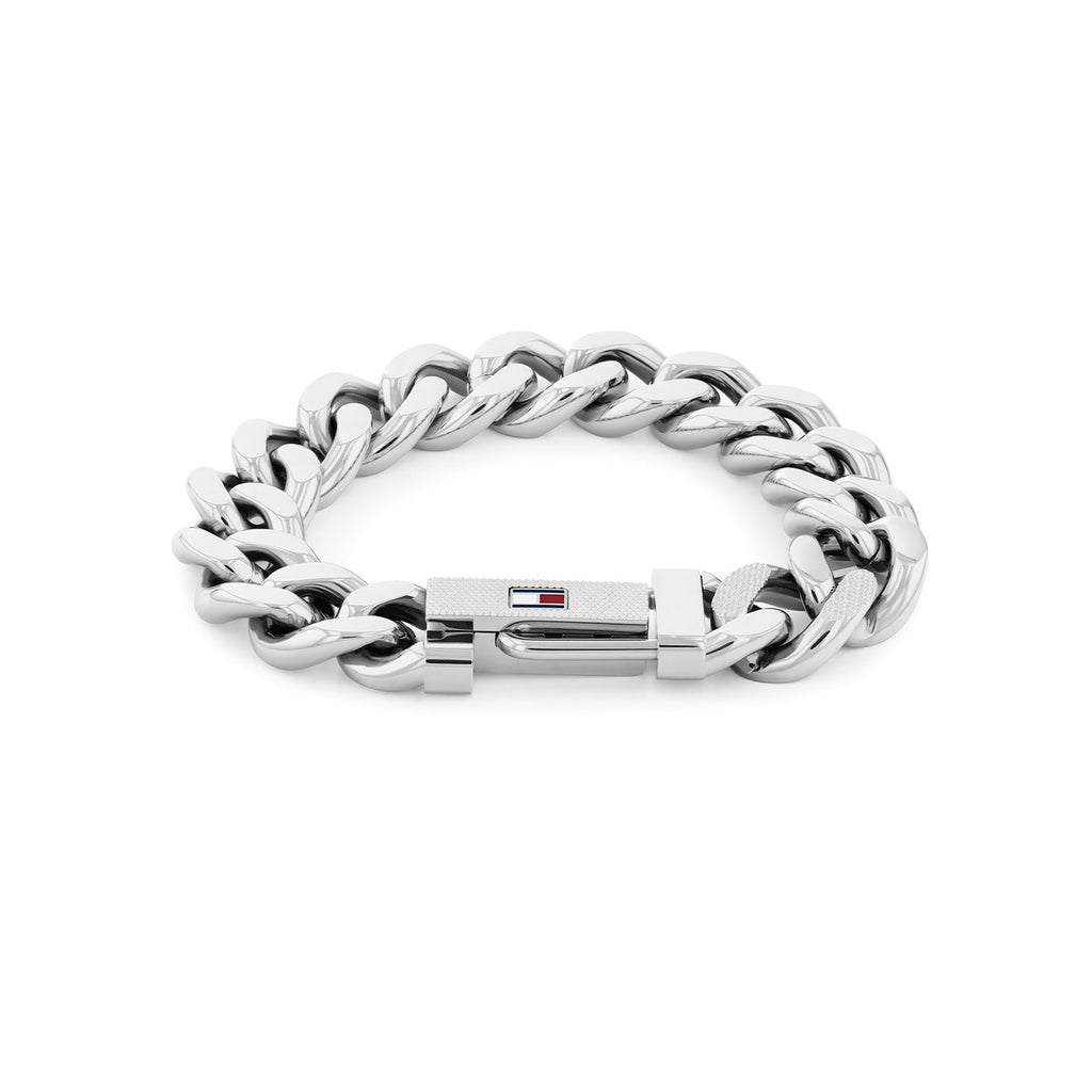Tommy Hilfiger Zilverkleurige Herenarmband TJ2790637 - productfoto
