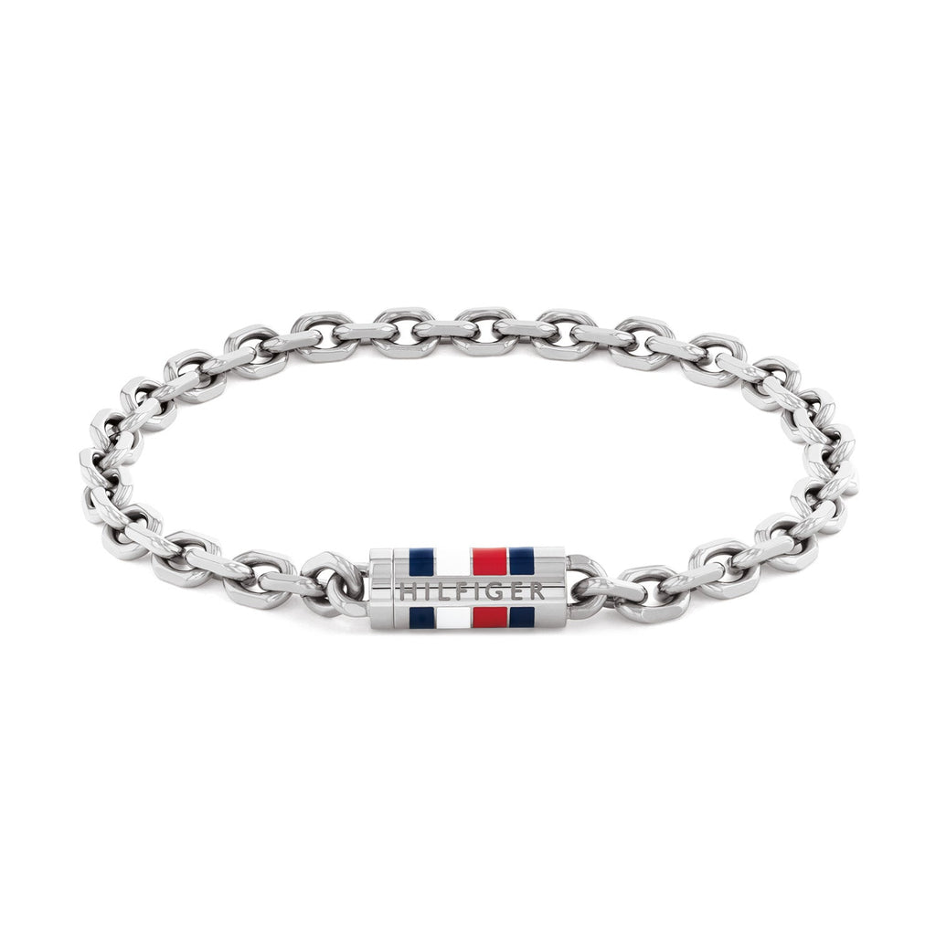 Tommy Hilfiger Zilverkleurige Herenarmband TJ2790652 - productfoto