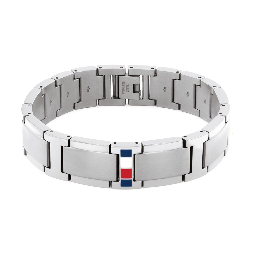Tommy Hilfiger Zilverkleurige Herenarmband TJ2790657 - productfoto