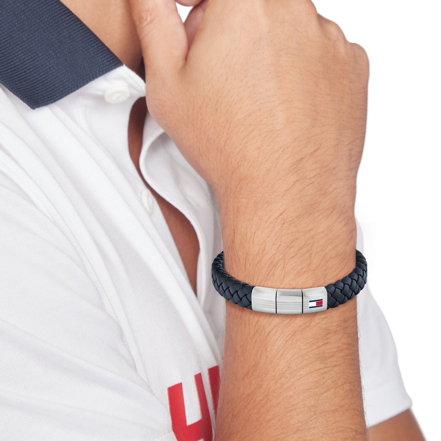 Tommy Hilfiger Blauwe Herenarmband TJ2790660 - detailfoto 1
