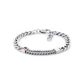 Tommy Hilfiger Double Chain Zilverkleurige Herenarmband TJ2790729 - productfoto