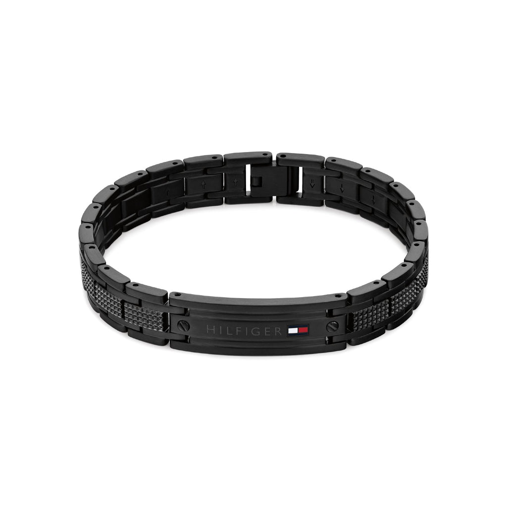 Tommy Hilfiger Oxford Zwarte Herenarmband TJ2790732 - productfoto